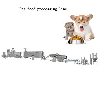 Εξωθημένη 80KVA γραμμή επεξεργασίας τροφίμων σκυλιών ενιαίας φάσης